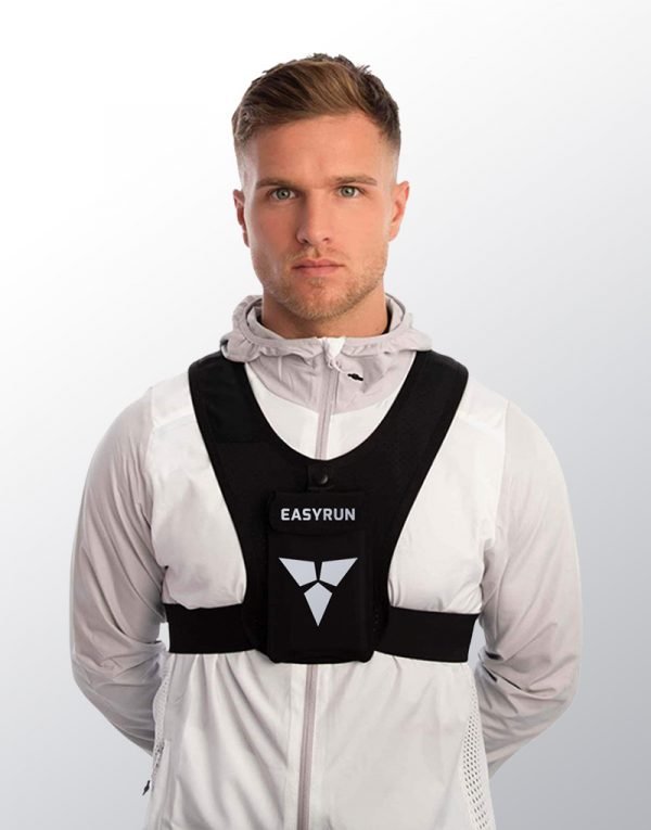 running vest with mobile holder