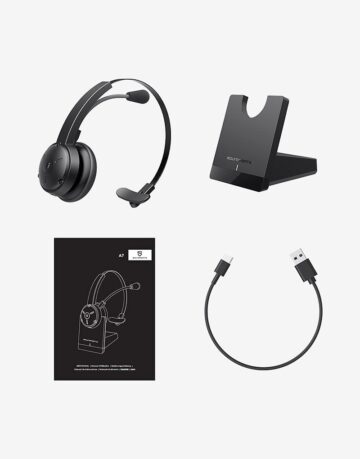 Bluetooth wireless headset with microphone 2