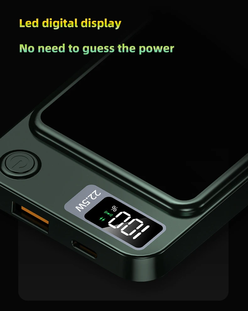 Magnetic Wireless Power Bank For Iphone 3