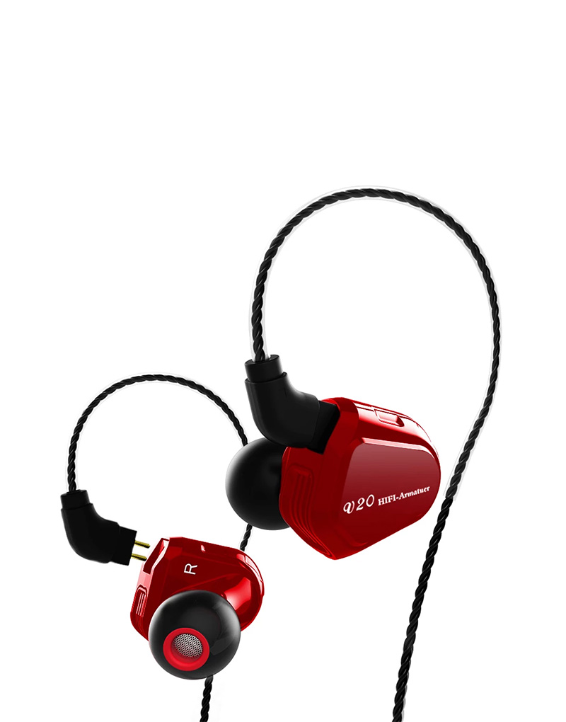 TRN V20 in ear monitors