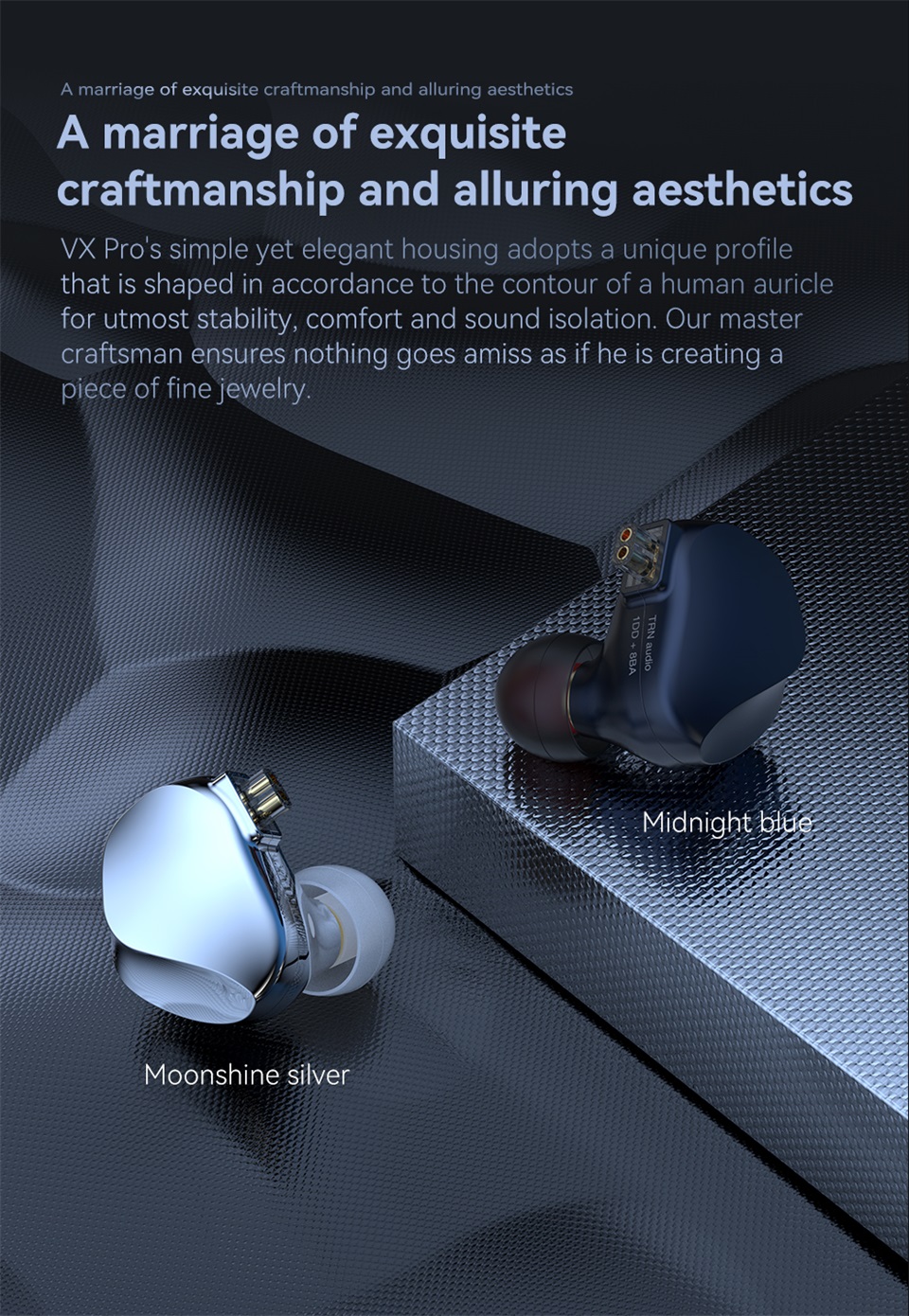 TRN VX PRO In ear monitors 6